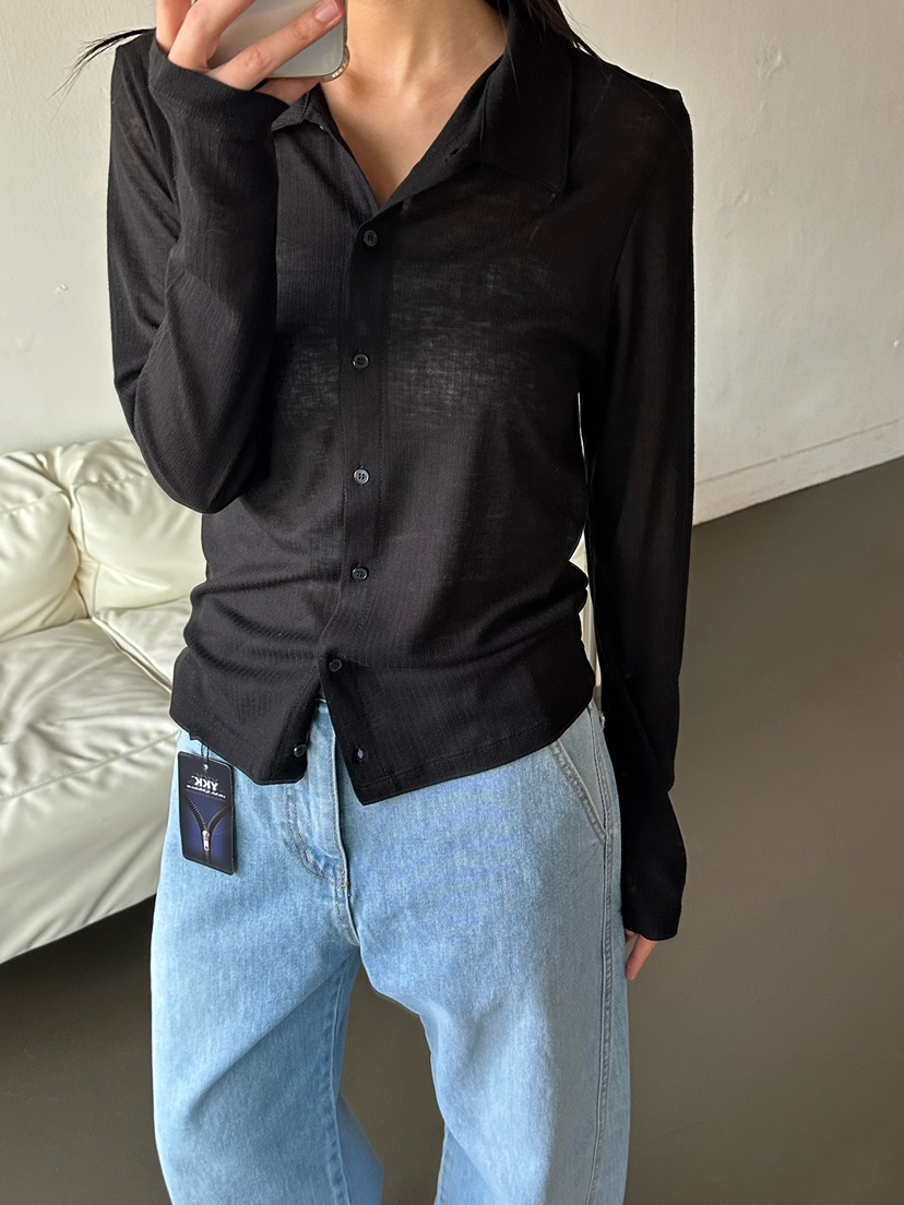 LE VASE韓國東大門直郵女士新品推薦休閑職業時尚長袖T恤LE VASE長袖T恤