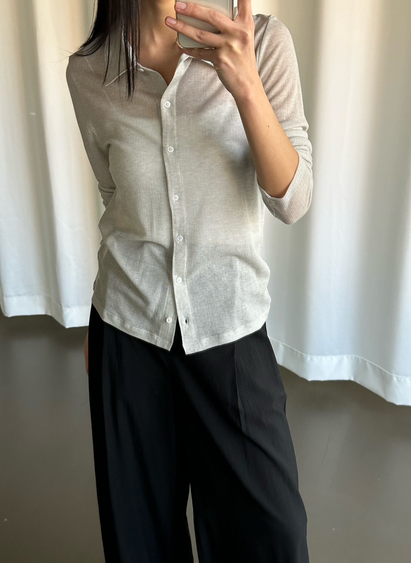 LE VASE韓國東大門直郵女士新品推薦休閑職業時尚長袖T恤LE VASE長袖T恤