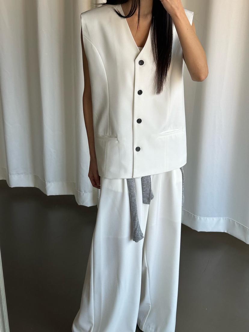 LE VASE韓國代購女裝新款職業時尚人氣26春夏熱賣休閑褲LE VASE休閑褲