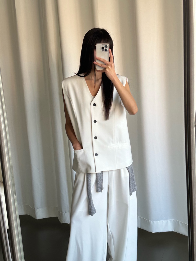 LE VASE韓國代購女裝新款職業時尚人氣26春夏熱賣休閑褲LE VASE休閑褲