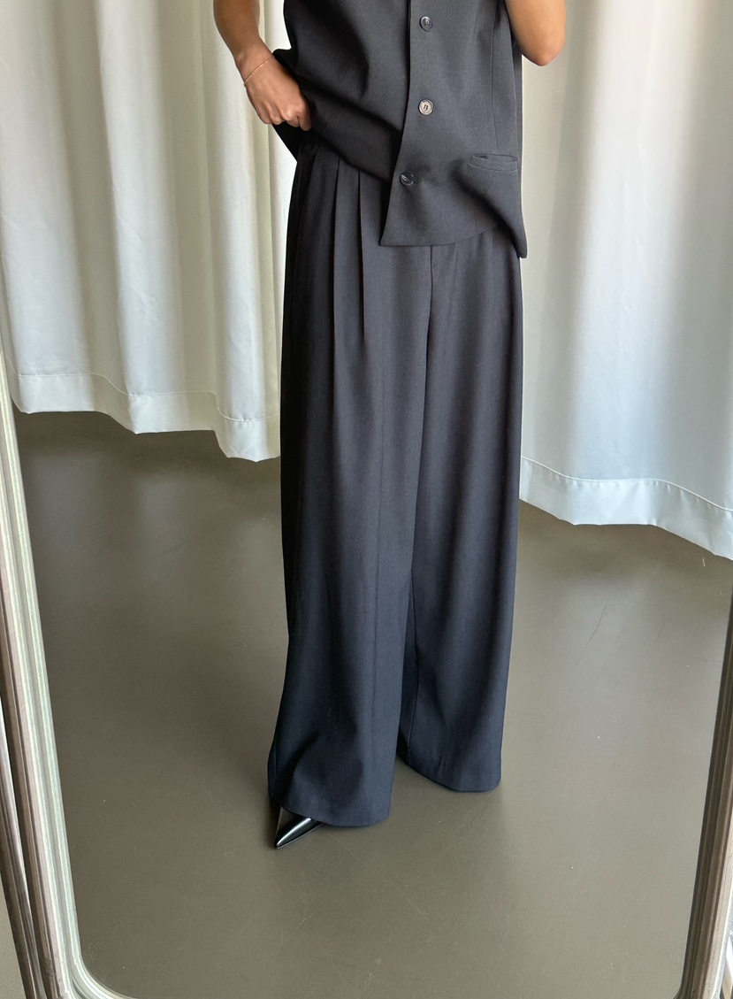 LE VASE韓國代購女裝新款職業時尚人氣26春夏熱賣休閑褲LE VASE休閑褲