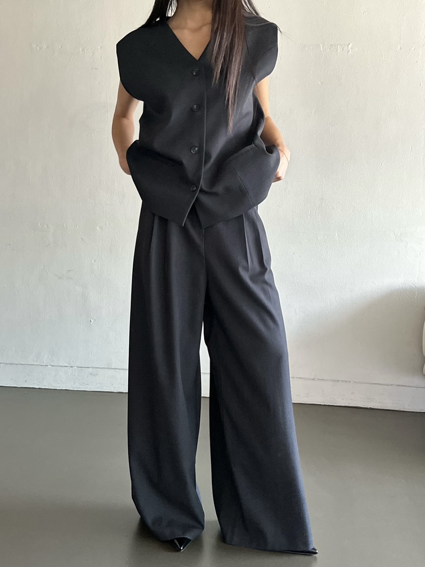 LE VASE韓國代購女裝新款職業時尚人氣26春夏熱賣休閑褲LE VASE休閑褲