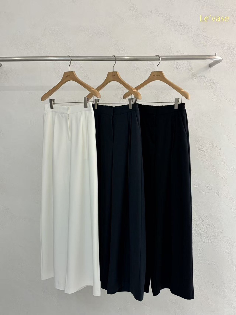 LE VASE韓國代購女裝新款職業時尚人氣26春夏熱賣休閑褲LE VASE休閑褲