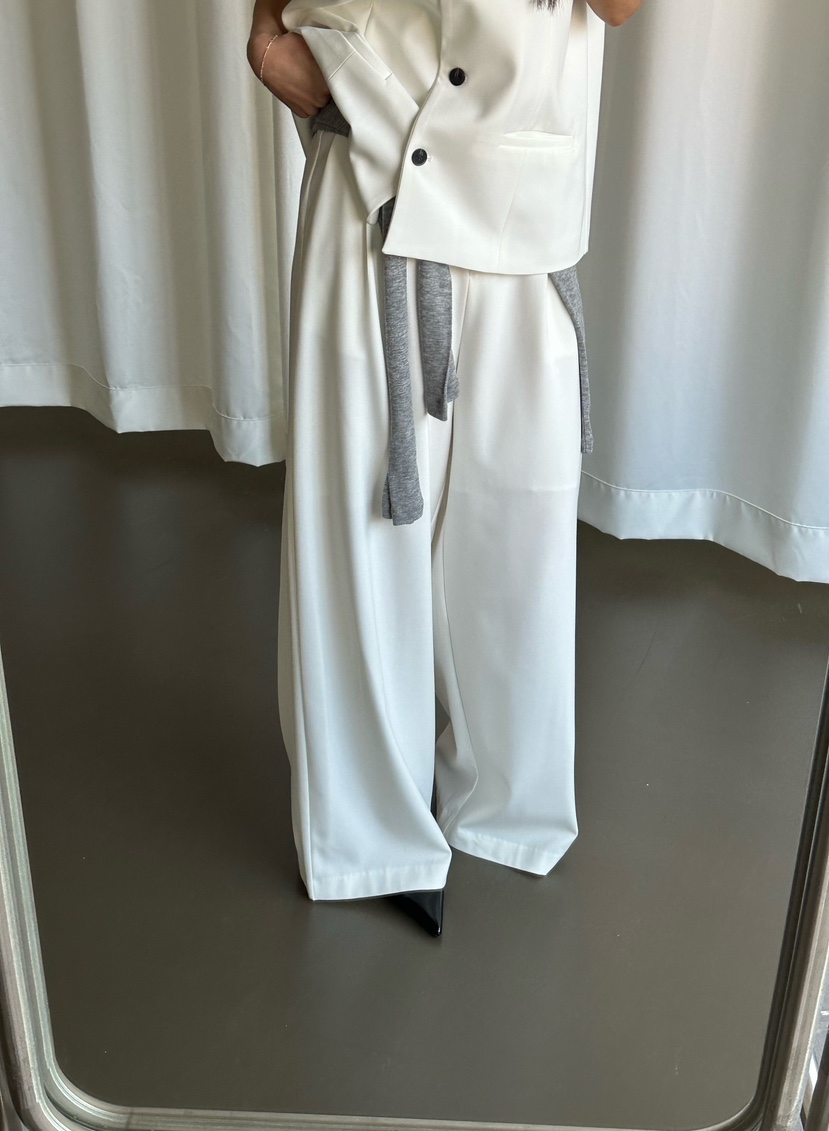 LE VASE韓國代購女裝新款職業時尚人氣26春夏熱賣休閑褲LE VASE休閑褲圖色1