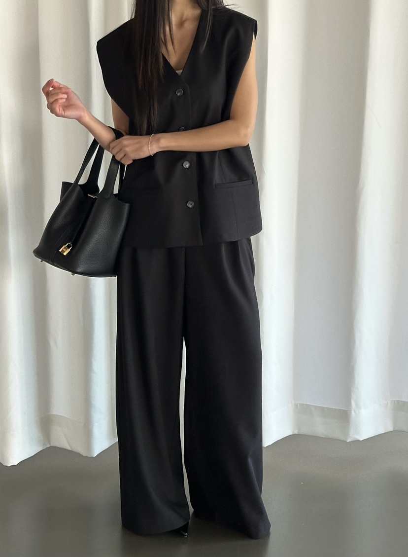 LE VASE韓國代購女裝新款職業時尚人氣26春夏熱賣休閑褲LE VASE休閑褲圖色3