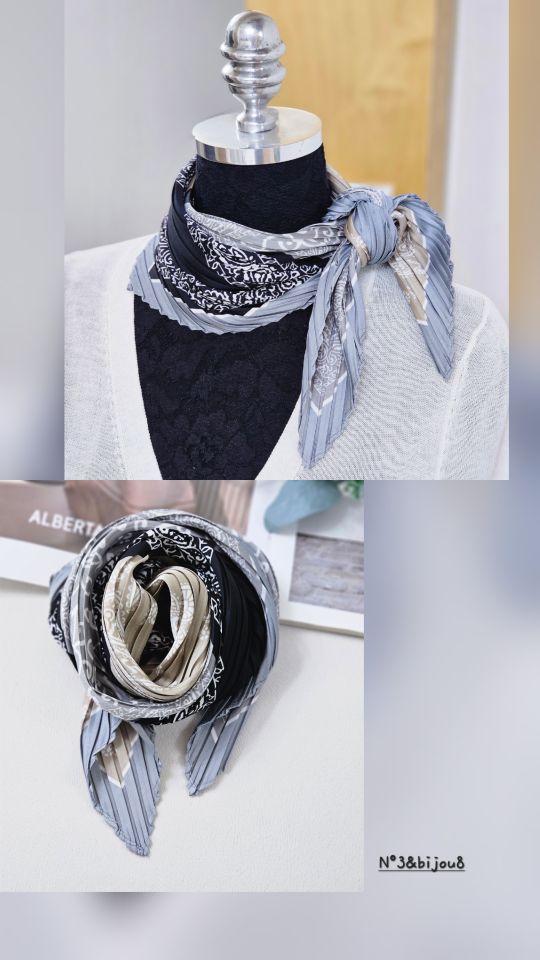 N3韓國代購女裝新品26春夏休閑熱賣推薦職業時尚圍巾披肩N3圍巾/披肩