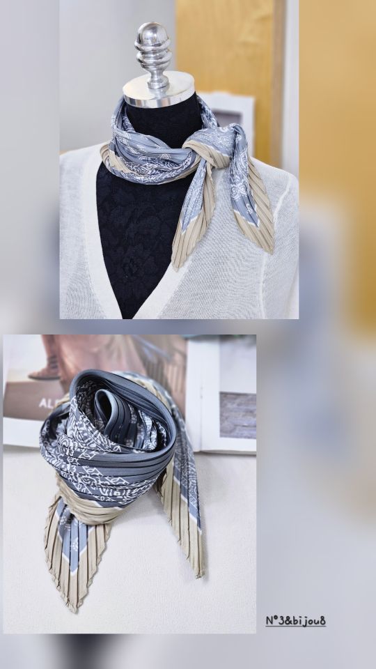 N3韓國代購女裝新品26春夏休閑熱賣推薦職業時尚圍巾披肩N3圍巾/披肩