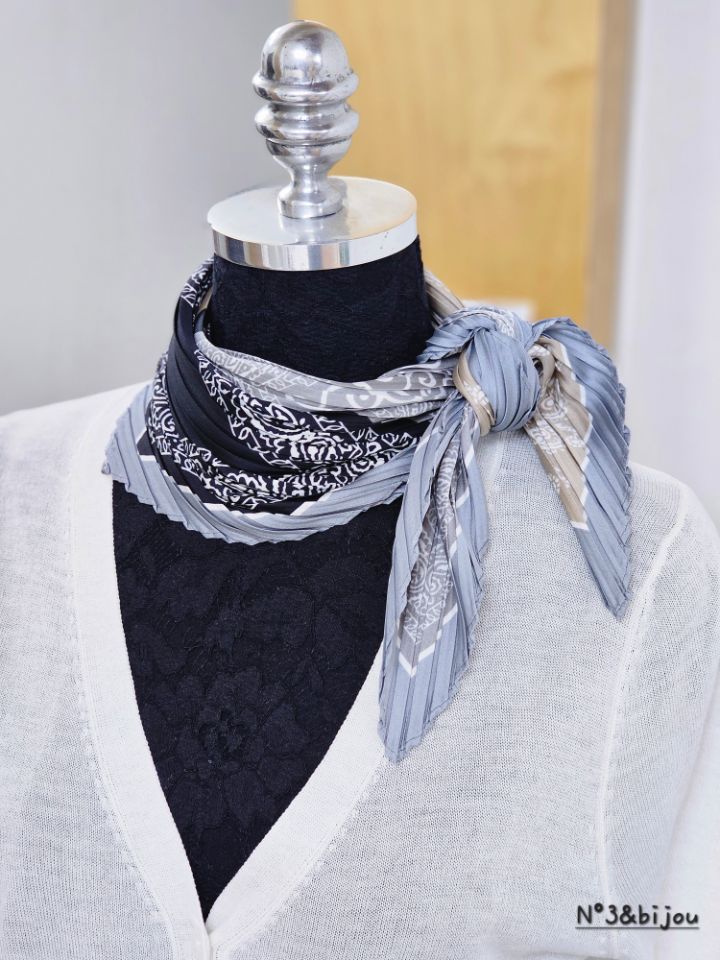 N3韓國代購女裝新品26春夏休閑熱賣推薦職業時尚圍巾披肩N3圍巾/披肩圖色3