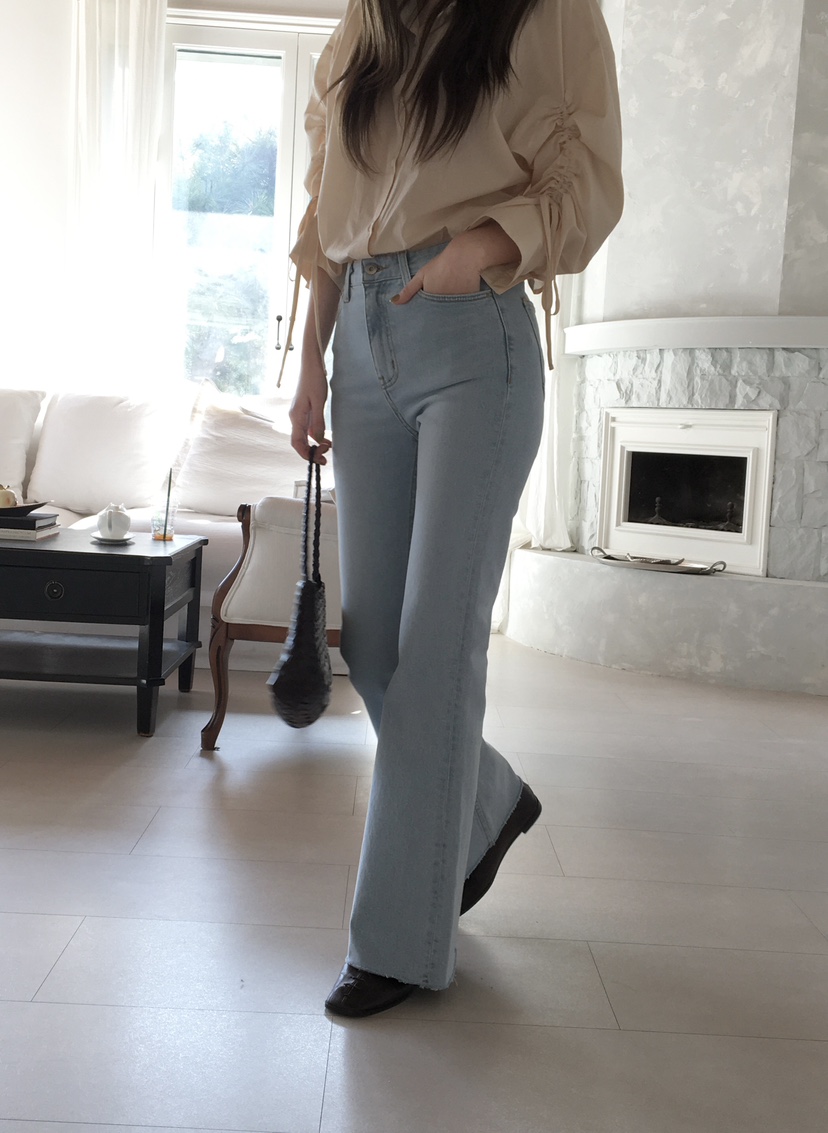 LEGACY韓國代購女士新品時尚休閑推薦熱賣職業牛仔褲喇叭LEGACY牛仔褲