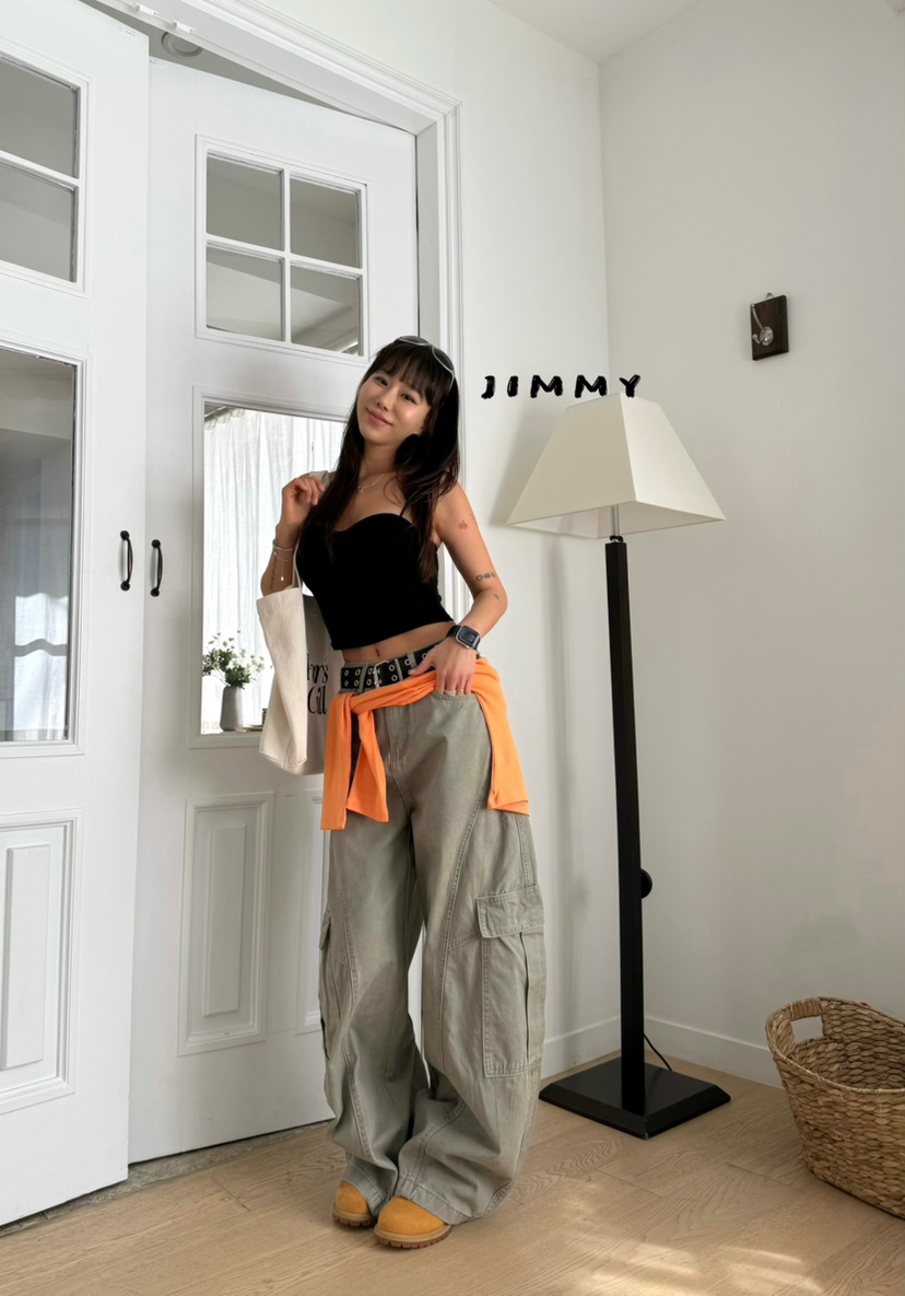 JIMMY韓國代購女士新品時尚26春夏熱賣推薦休閑職業吊帶背心JIMMY/REMAKE吊帶/背心