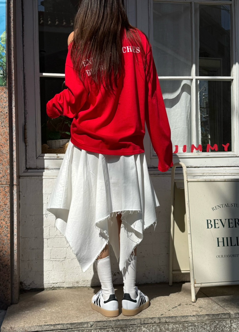 JIMMY韓國直郵女士新品熱賣休閑人氣職業26春夏推薦長袖T恤JIMMY/REMAKE長袖T恤