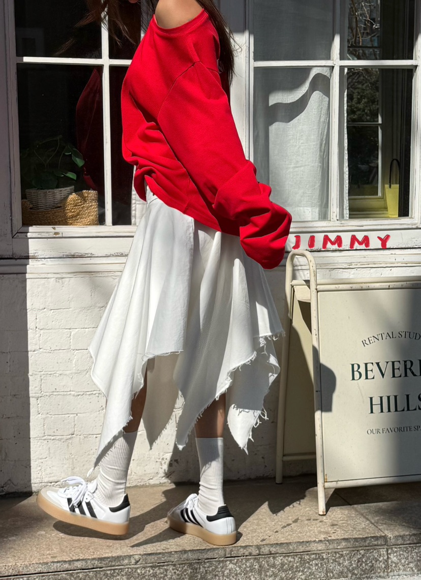 JIMMY韓國直郵女士新品熱賣休閑人氣職業26春夏推薦長袖T恤JIMMY/REMAKE長袖T恤