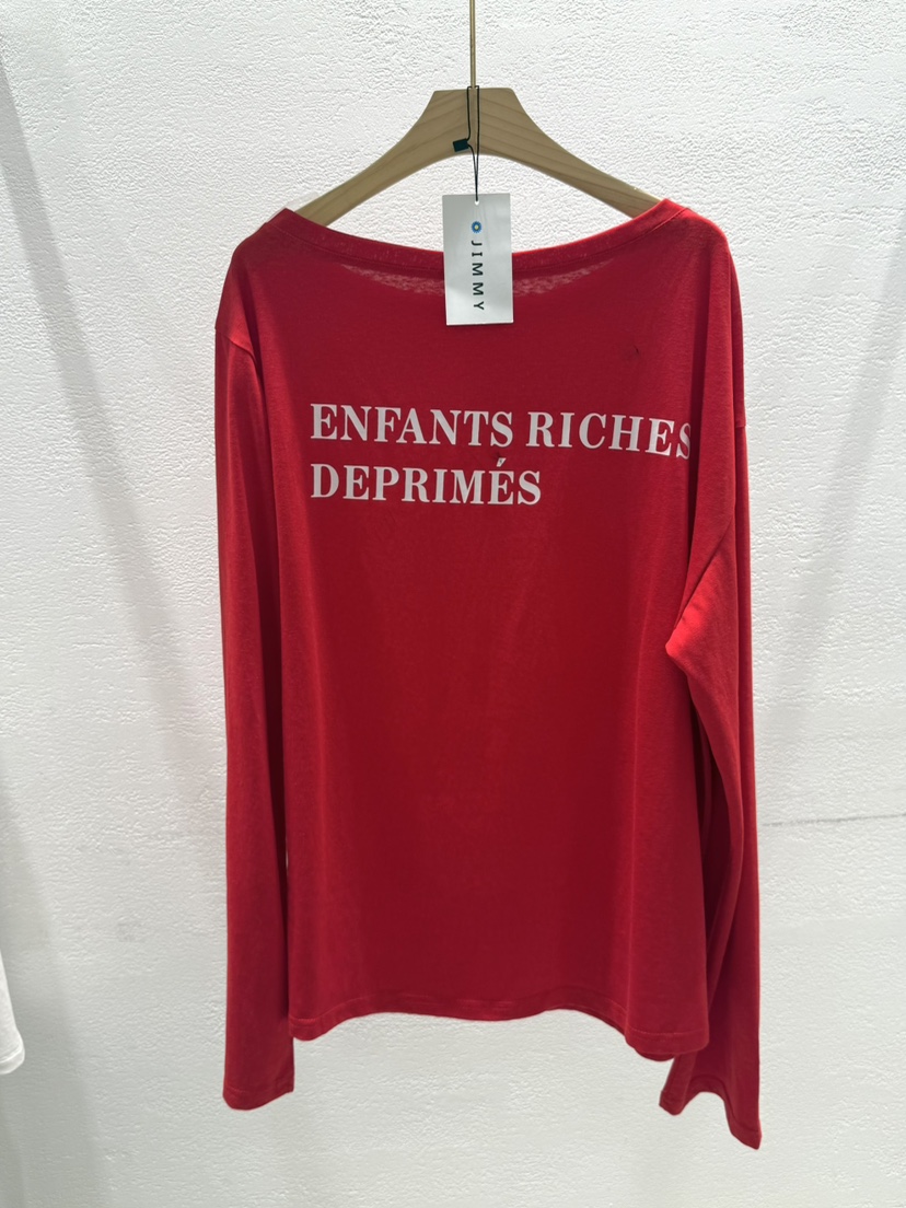 JIMMY韓國直郵女士新品熱賣休閑人氣職業26春夏推薦長袖T恤JIMMY/REMAKE長袖T恤圖色1