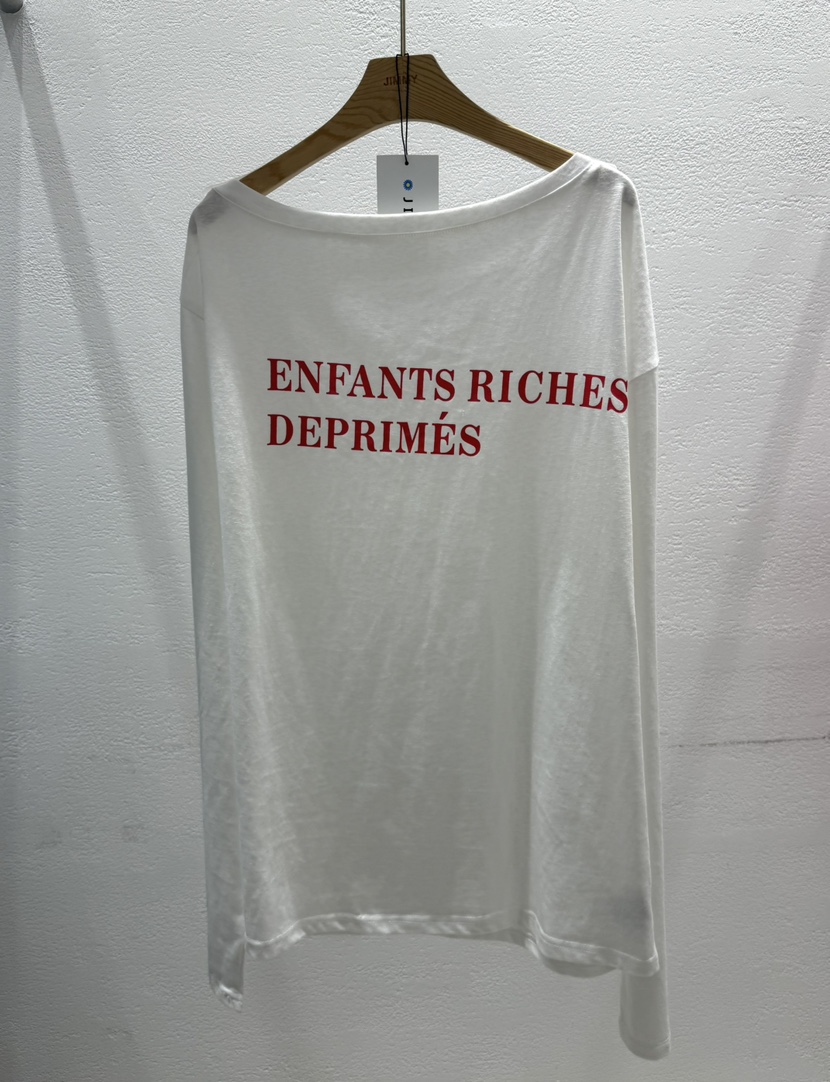 JIMMY韓國直郵女士新品熱賣休閑人氣職業26春夏推薦長袖T恤JIMMY/REMAKE長袖T恤圖色2