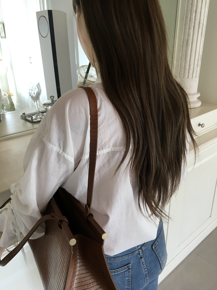 LEGACY韓國代購女裝新品職業熱賣真品休閑襯衫蕾絲衫褶皺LEGACY襯衫/蕾絲衫