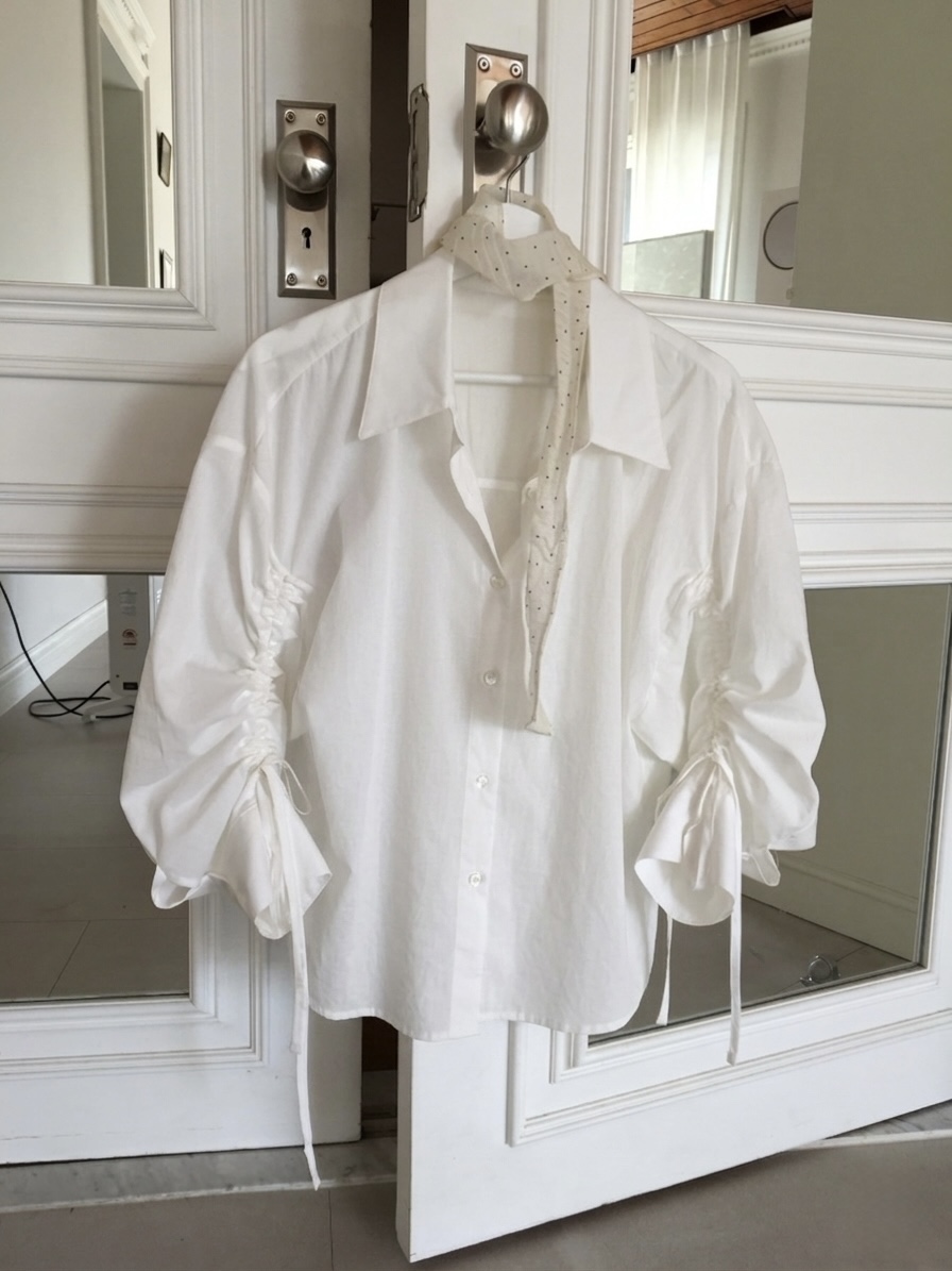 LEGACY韓國代購女裝新品職業熱賣真品休閑襯衫蕾絲衫褶皺LEGACY襯衫/蕾絲衫