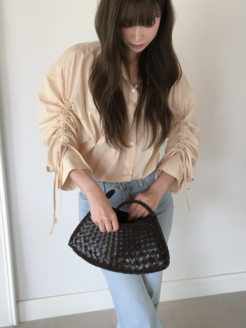 LEGACY韓國代購女裝新品職業熱賣真品休閑襯衫蕾絲衫褶皺LEGACY襯衫/蕾絲衫