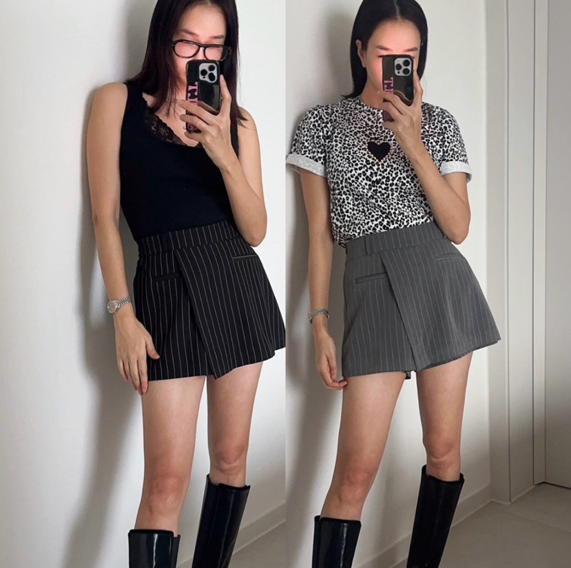 SOUIT韓國代購女裝新款休閑26春夏人氣推薦時尚熱賣職業裙褲SOUIT by mabel-L裙褲