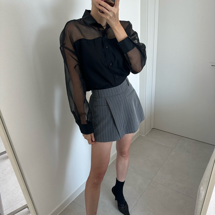 SOUIT韓國代購女裝新款休閑26春夏人氣推薦時尚熱賣職業裙褲SOUIT by mabel-L裙褲