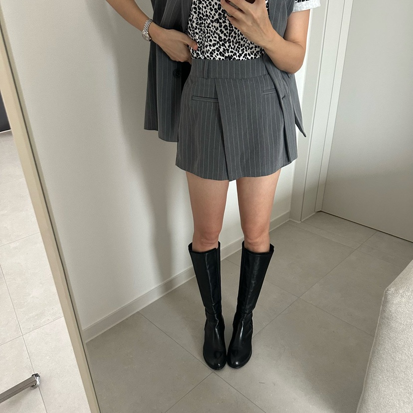 SOUIT韓國代購女裝新款休閑26春夏人氣推薦時尚熱賣職業裙褲SOUIT by mabel-L裙褲