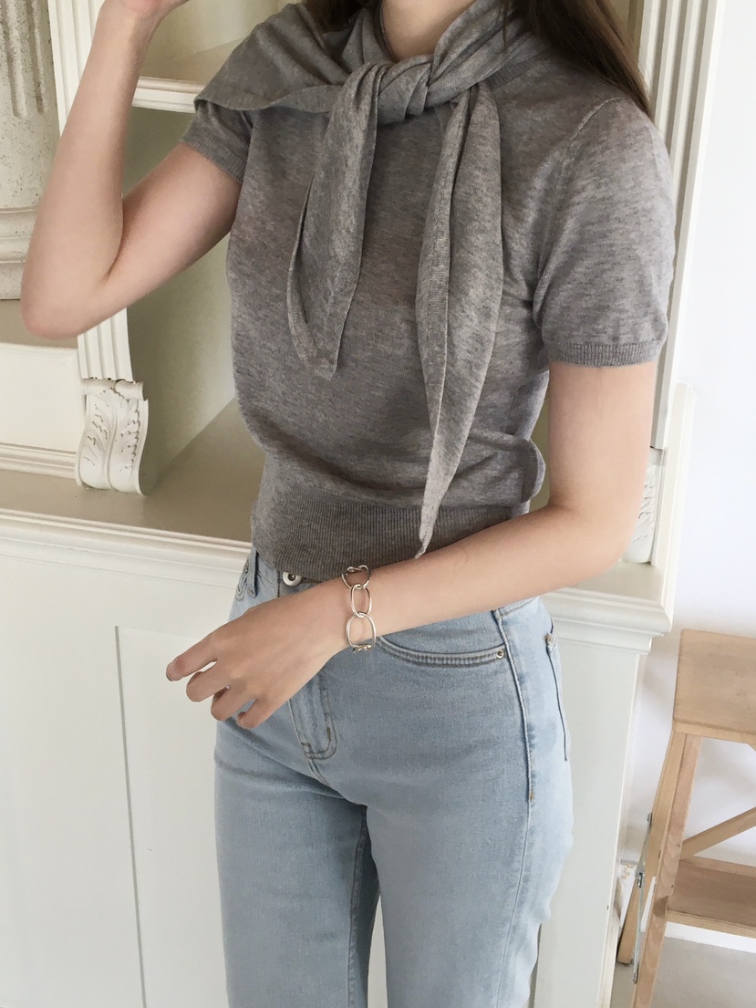 LEGACY韓國代購女士新品26春夏人氣職業推薦熱賣T恤羊毛圍巾LEGACYT恤