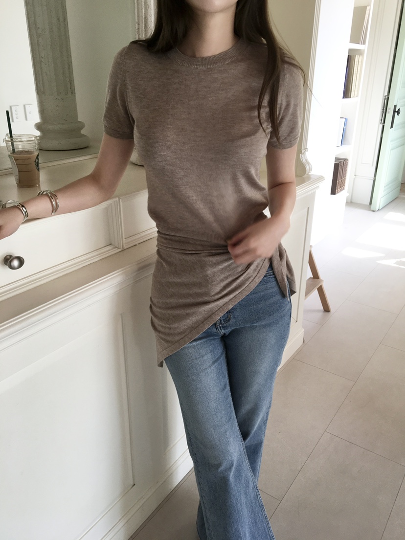 LEGACY韓國代購女士新品26春夏人氣職業推薦熱賣T恤羊毛圍巾LEGACYT恤