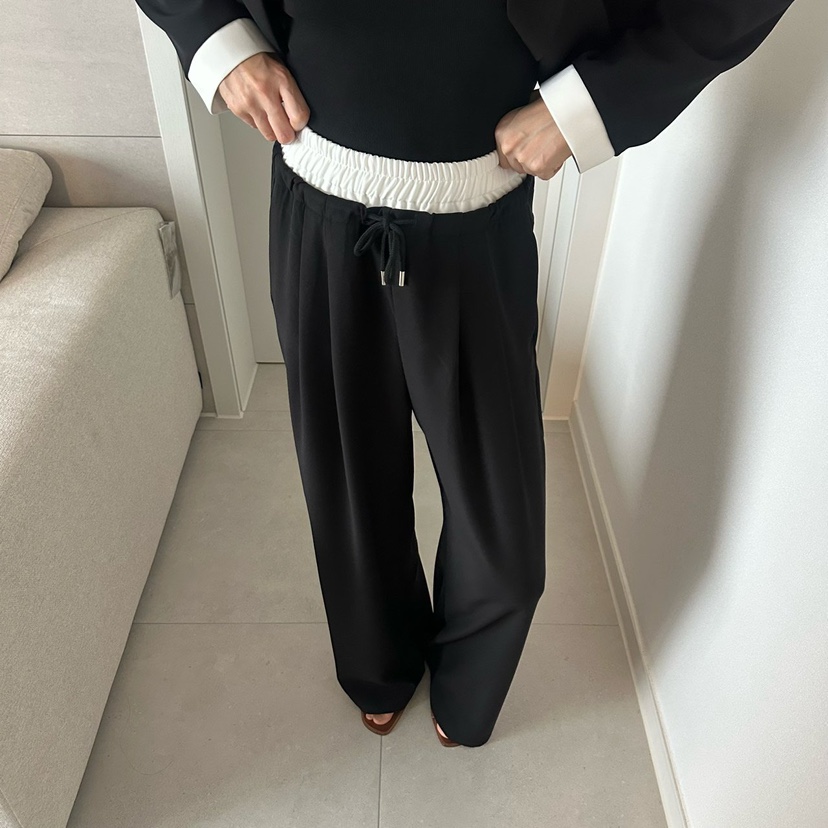 SOUIT韓國東大門代購女士新品時尚人氣休閑熱賣推薦休閑褲SOUIT by mabel-L休閑褲