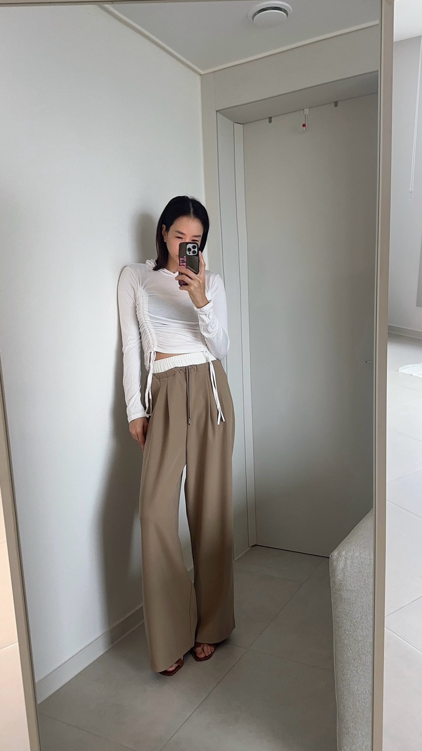 SOUIT韓國東大門代購女士新品時尚人氣休閑熱賣推薦休閑褲SOUIT by mabel-L休閑褲