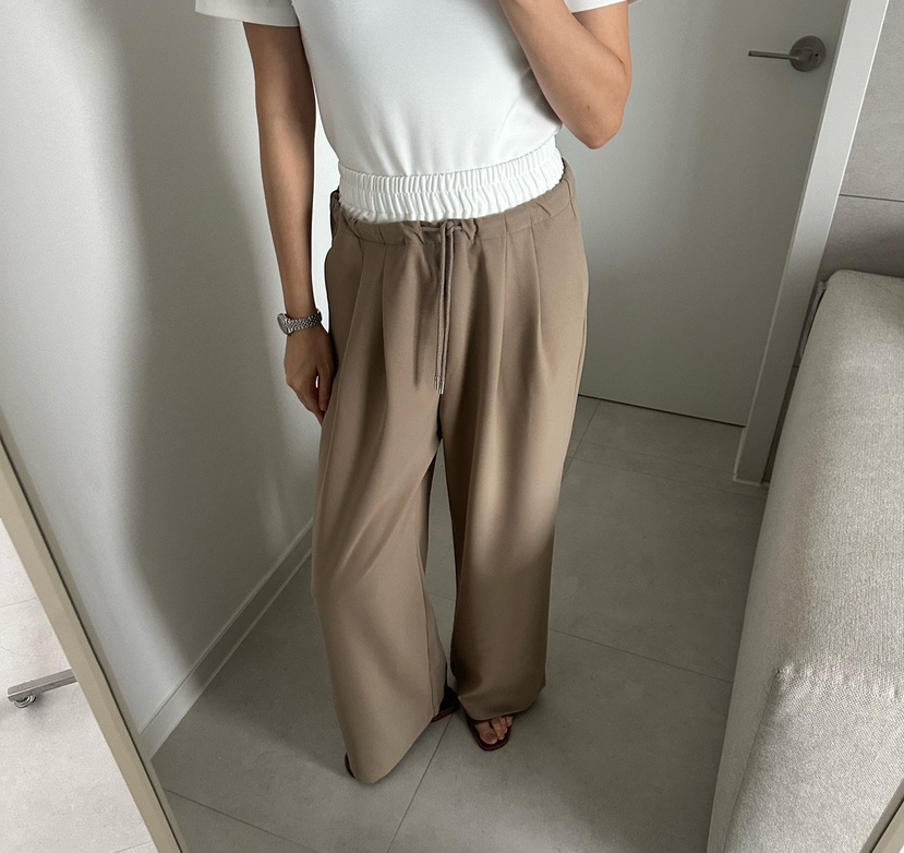 SOUIT韓國東大門代購女士新品時尚人氣休閑熱賣推薦休閑褲SOUIT by mabel-L休閑褲