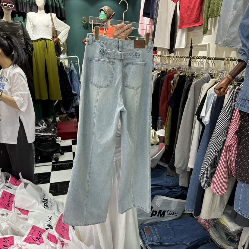 3COLOR韓國代購女裝新品推薦牛仔褲Three color牛仔褲