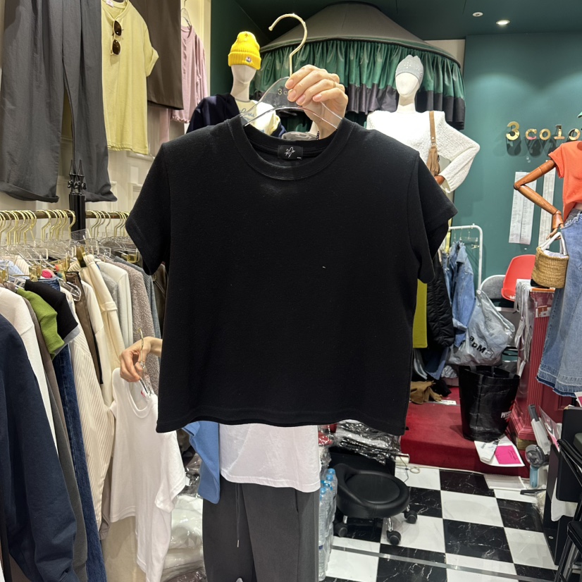 3COLOR韓國代購女士新品推薦T恤Three colorT恤圖色3