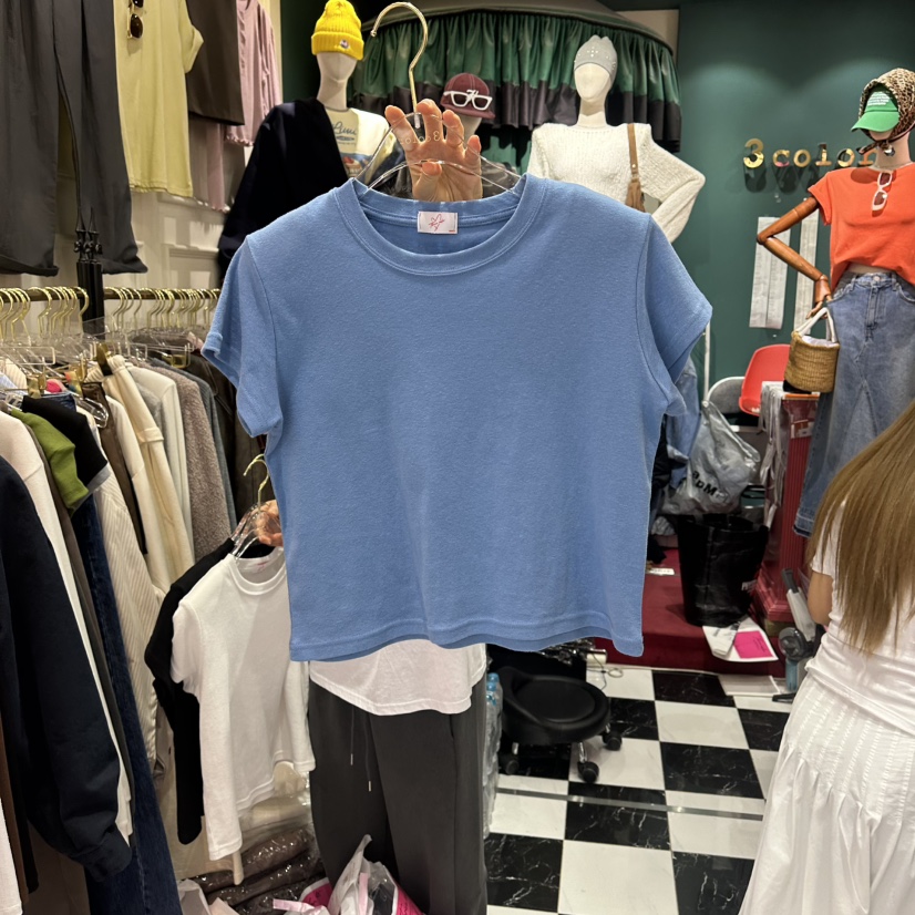 3COLOR韓國代購女士新品推薦T恤Three colorT恤圖色4