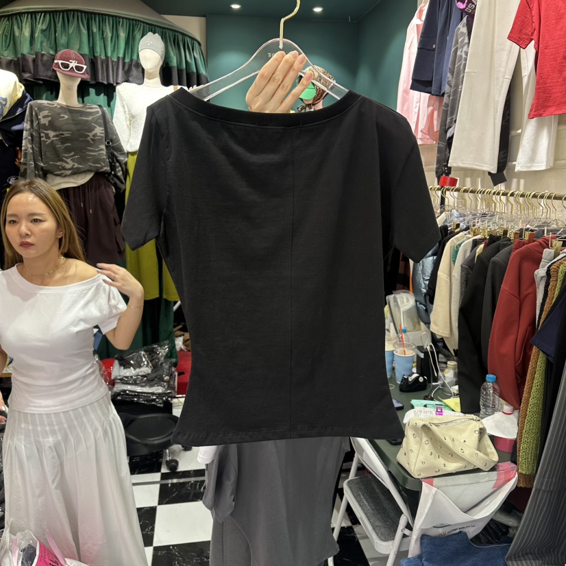 3COLOR韓國直郵實拍女士新品熱賣T恤Three colorT恤