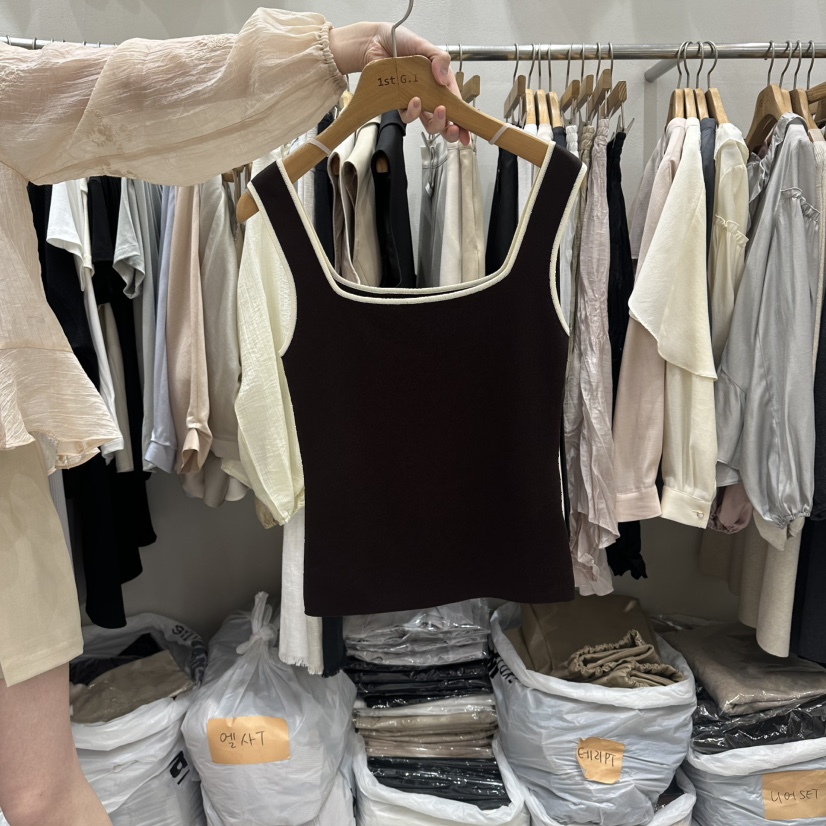 G.I-L韓國東大門代購女裝新品推薦熱賣時尚職業吊帶背心G.I-L吊帶/背心圖色3黑色