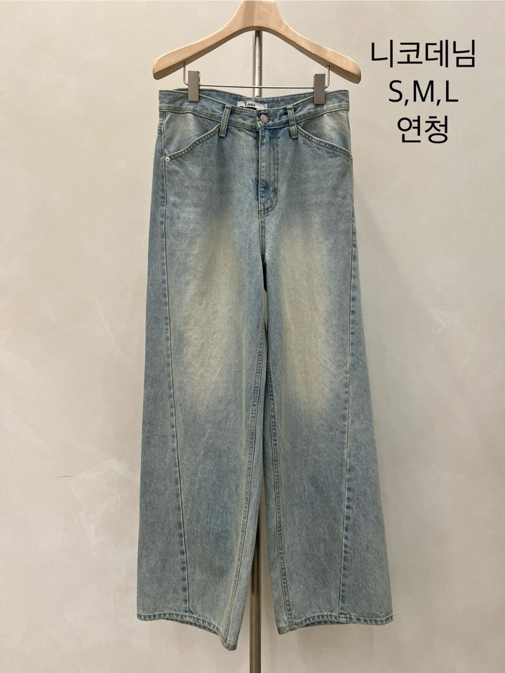 LAKE-A/KONI韓國東大門直郵女士新款職業26春夏熱賣牛仔褲LAKE-A/KONI牛仔褲圖色1