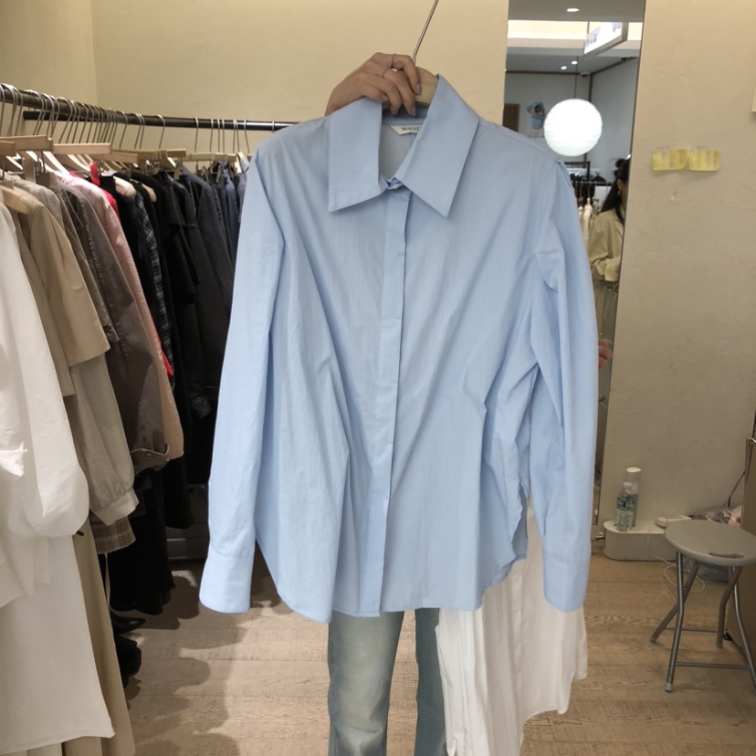 W AND J韓國代購女裝新品推薦人氣熱賣時尚26春夏襯衫蕾絲衫W AND J襯衫/蕾絲衫圖色2