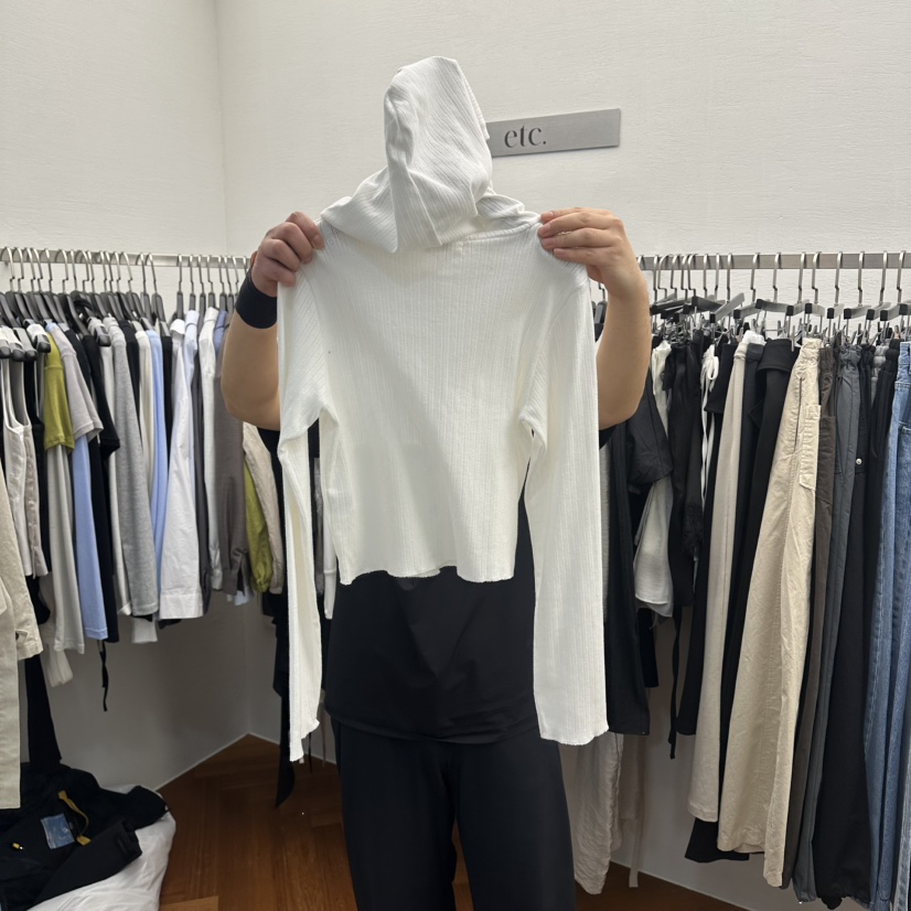 MOANA/ETC韓國代購女裝新款26春夏休閑時尚衛衣兜帽鏤空MOANA/ETC衛衣