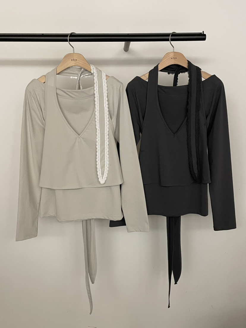 BOLD-A韓國東大門直郵女士新款推薦26春夏熱賣休閑套裝蕾絲RE BOLD套裝