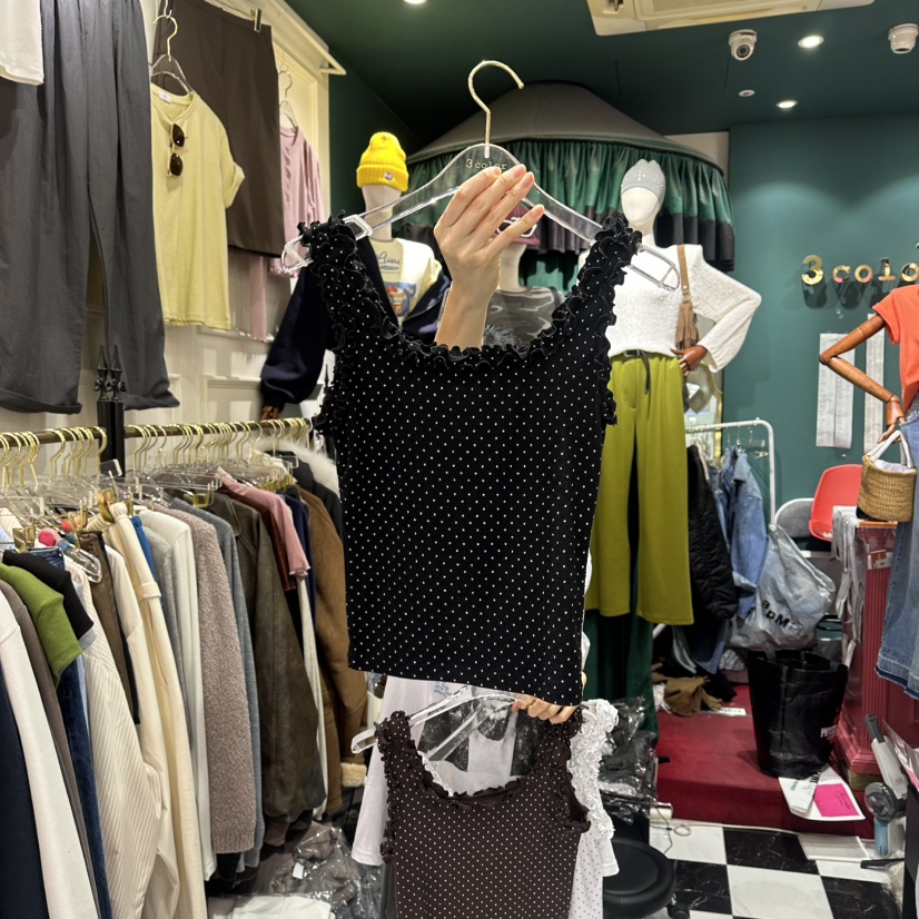 3COLOR韓國東大門直郵女裝新款人氣吊帶背心不含內搭Three color吊帶/背心