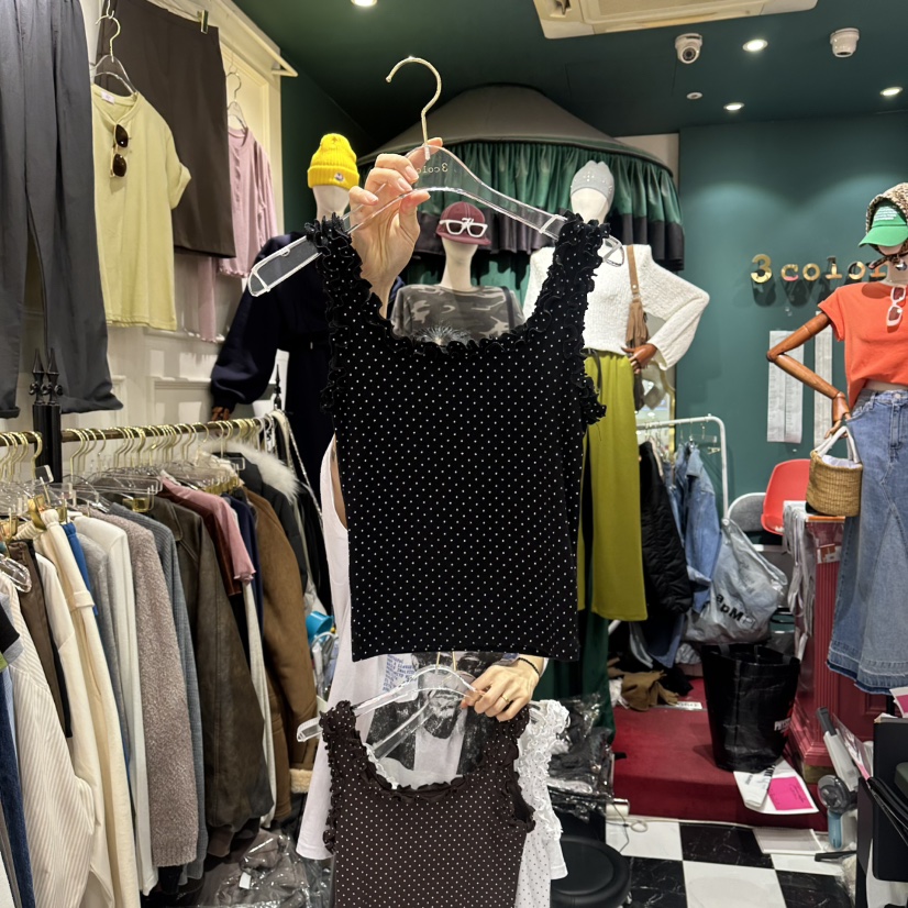 3COLOR韓國東大門直郵女裝新款人氣吊帶背心不含內搭Three color吊帶/背心圖色4