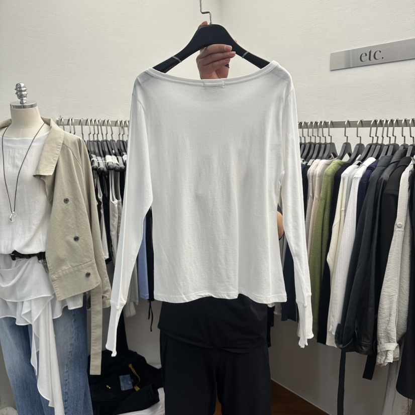 MOANA/ETC韓國直郵女士新品推薦職業熱賣時尚人氣長袖T恤MOANA/ETC長袖T恤