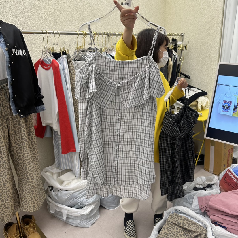 DRAWING韓國代購女士新款26春夏職業人氣休閑熱賣時尚T恤DRAWINGT恤圖色1