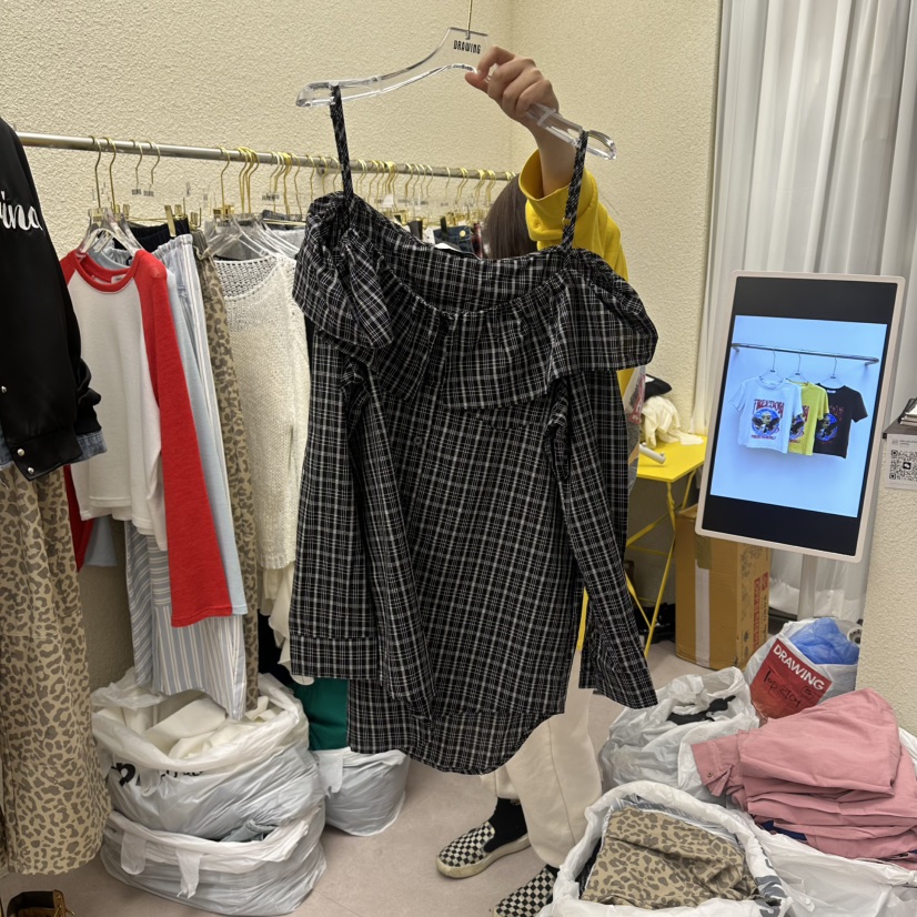 DRAWING韓國代購女士新款26春夏職業人氣休閑熱賣時尚T恤DRAWINGT恤圖色2