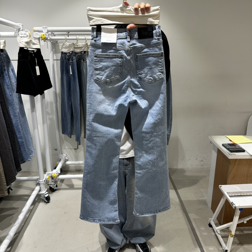RPM/OVMUTE韓國東大門直郵女士新品26春夏熱賣推薦牛仔褲RPM/OVMUTE牛仔褲