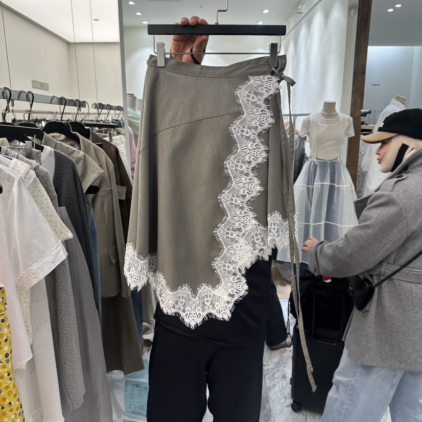 MOANA/ETC韓國直郵女裝新品熱賣時尚人氣推薦半身裙中短裙MOANA/ETC半身裙/中短裙圖色1