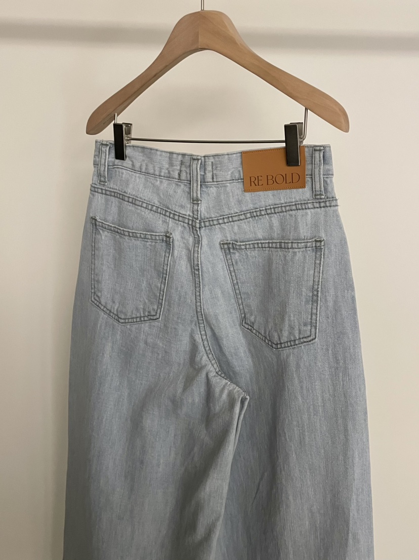 BOLD-A韓國代購女裝新品26春夏職業熱賣時尚人氣休閑牛仔褲RE BOLD牛仔褲