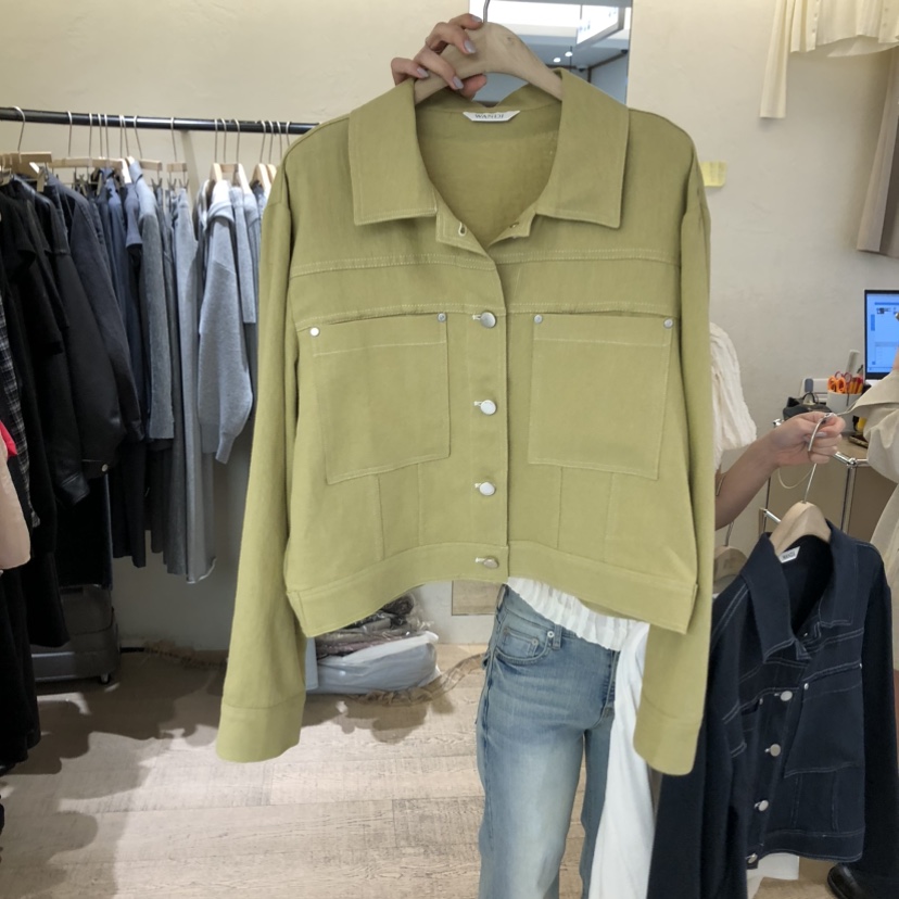 W AND J韓國東大門代購女士新款職業26春夏人氣休閑夾克W AND J夾克圖色2