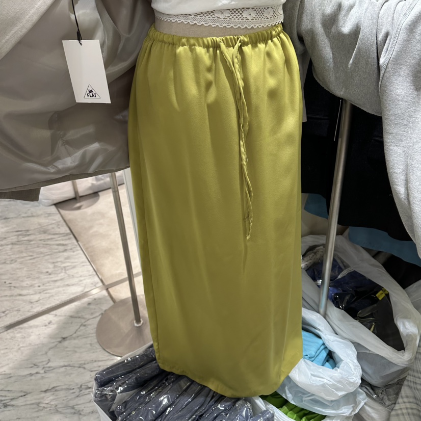 REFLAT韓國東大門直郵女士新品休閑職業人氣26春夏熱賣長裙REFLAT長裙圖色1