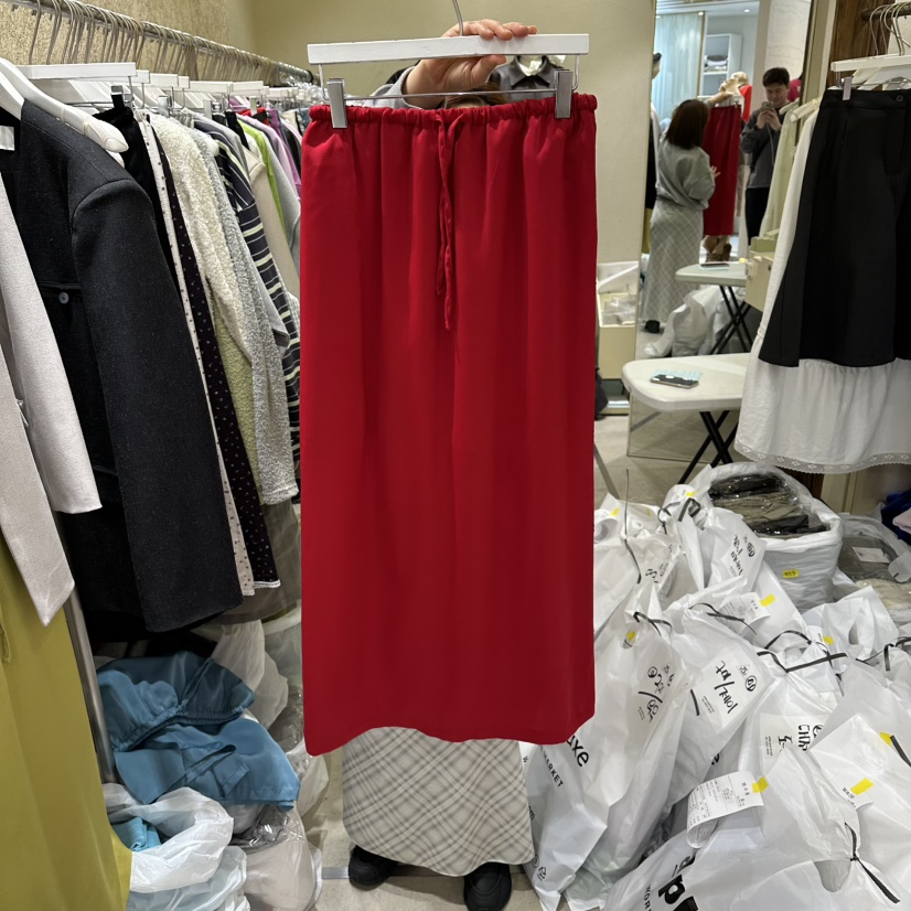 REFLAT韓國東大門直郵女士新品休閑職業人氣26春夏熱賣長裙REFLAT長裙圖色3