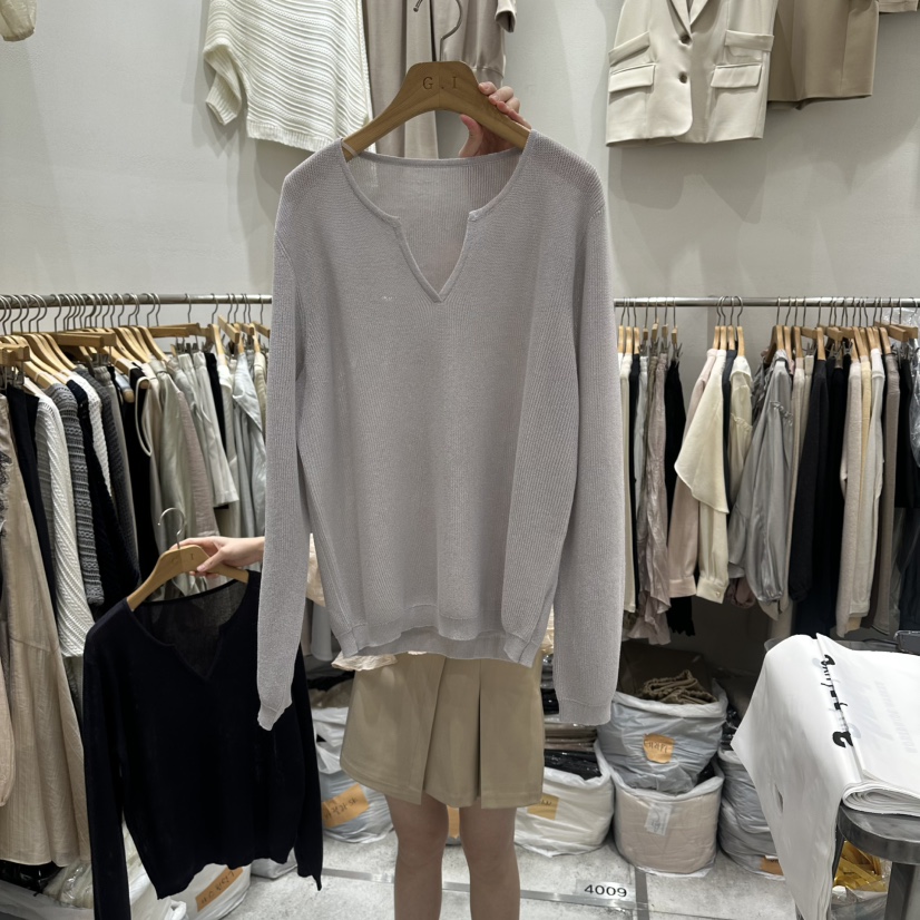 G.I-L韓國東大門代購女士新品休閑時尚推薦職業人氣針織衫G.I-L針織衫圖色1